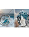 Stainless Steel Spray Necklace Set – Golden & Silver | Elegant Jewelry